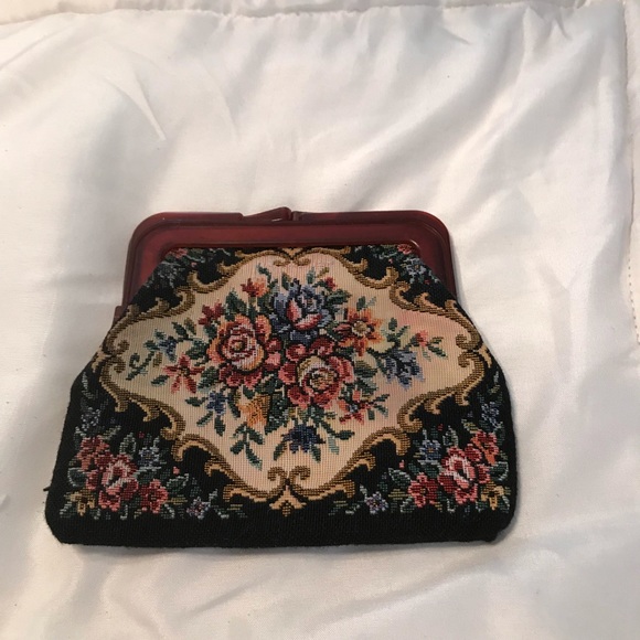 🌴Vintage coin purse/makeup case - Picture 2 of 4